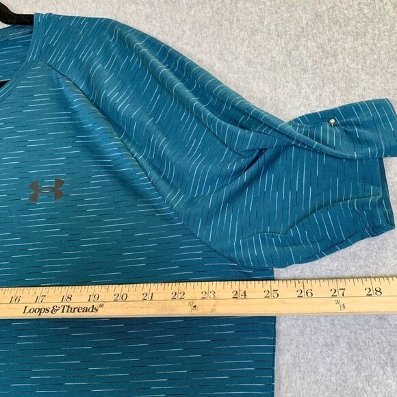 Under Armour the tech tee mens XXL short sleeve turquoise - Picture 6 of 7